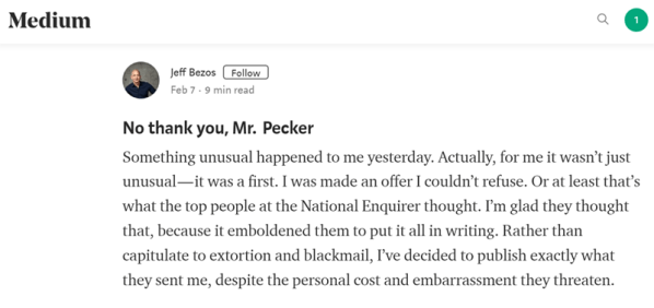 Bezos Medium