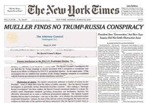 NYT Mueller Front